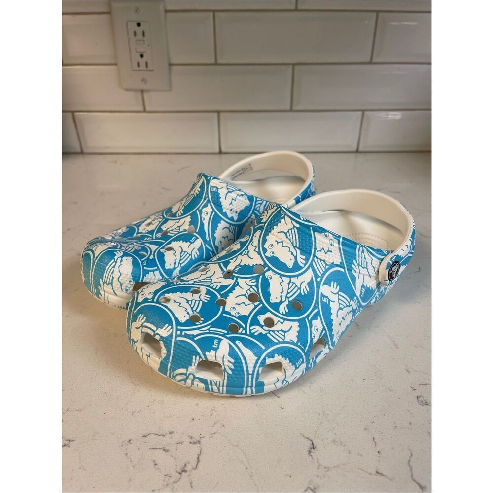 CROCS Womens CLASSIC DUKE PRINT CLOG 210003 BLUE UNISEX Women’s 9 Men’s 7